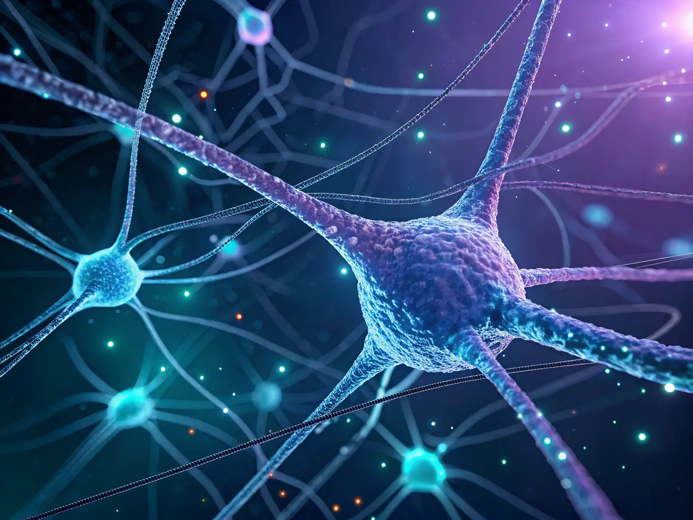 A visual representation of APX AI's Machine Learning Solutions, featuring interconnected nodes and data streams, symbolizing the power of algorithms and predictive analytics.